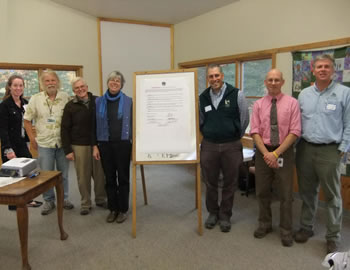 Group photo of the Kennebec Woodland Partners