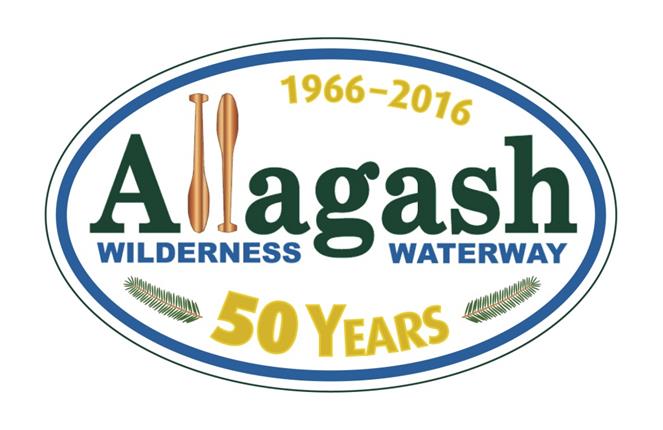 allagash wilderness waterway fifty year anniversary logo