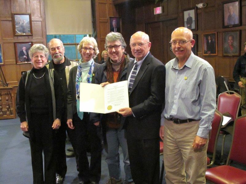 volunteers receive mayoral proclamation
