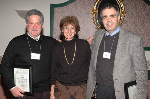 photo of Jim Lysen, Kathleen F. Gensheimer, and Paul Gauvreau