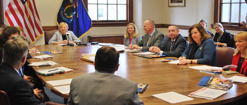 Governor Mills meeting with the Children’s Cabinet