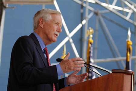 Angus King speaking