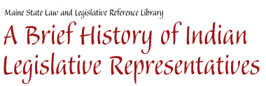A brief history of Indian Legislastive Representatives