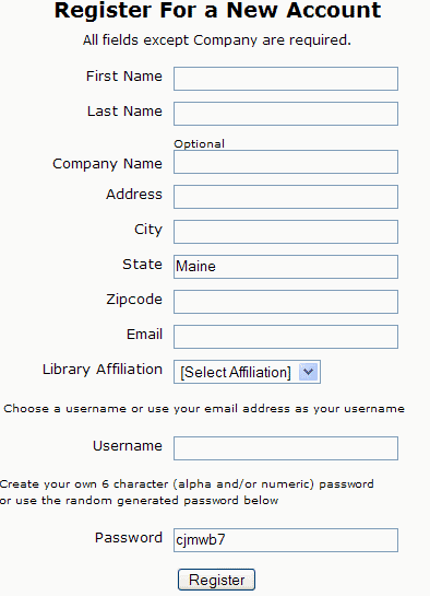 Registration