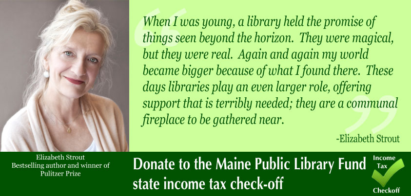 Melissa Sweet Endorses the Maine Public Library Fund Income Tax Check-off