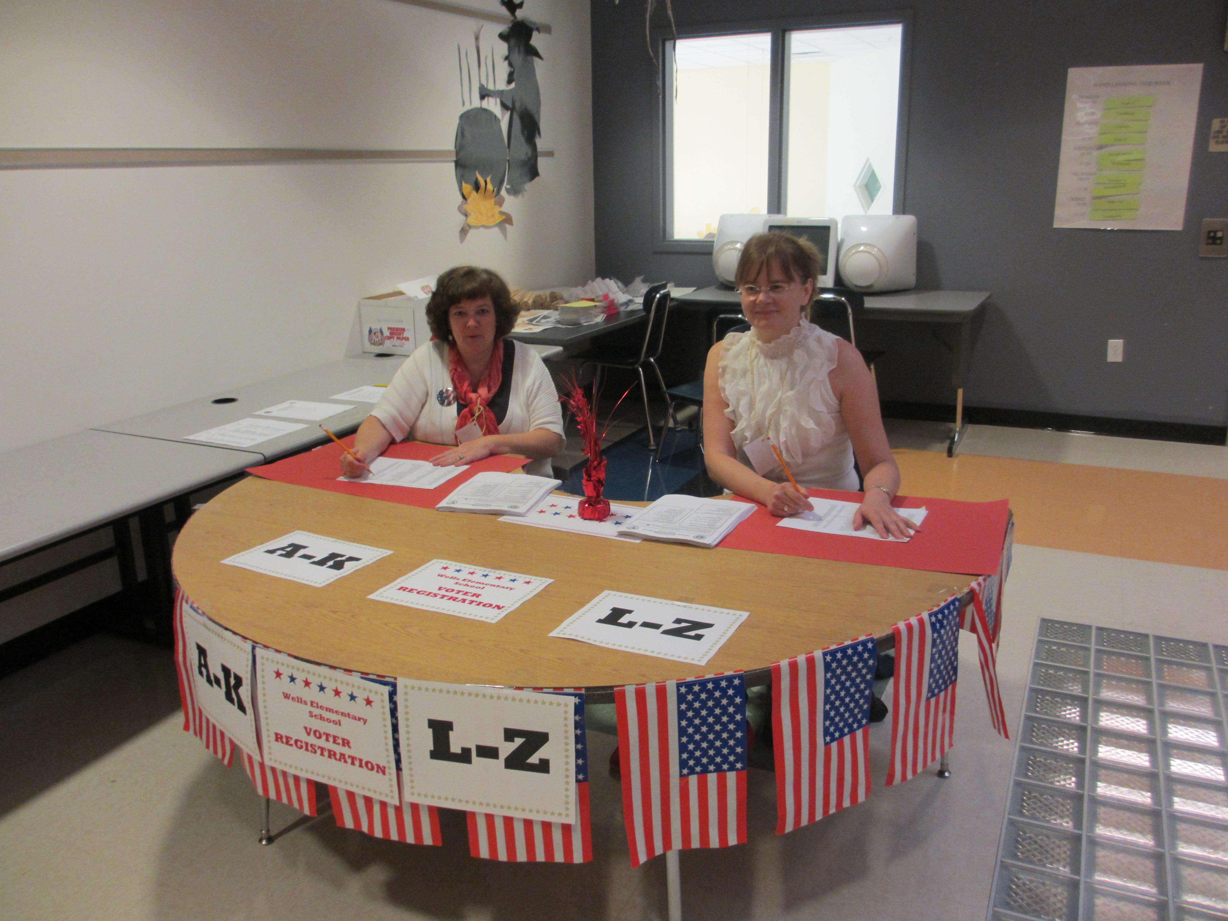 Photo of Wells ES Mock Election