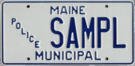 Image of the Municipal Police plate 