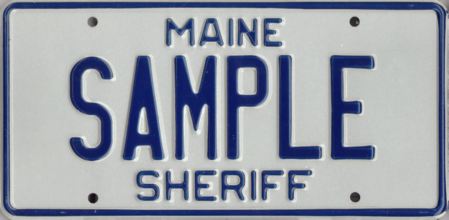 Image of the Sheriff plate