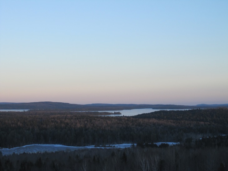 The "Million Dollar View Scenic Byway” along US Route 1 in Aroostook County