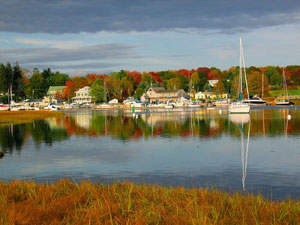 Kennebunkport Foliage in Maine