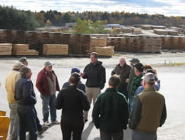 Hammond Lumber tour, Belgrade, photo credit: Amanda Mahaffey