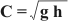formula - velocity (C) equals the square root of the gravitational acceleration (g) times the water depth (h)