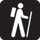 hiking icon