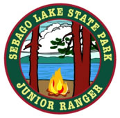 Junior Ranger patch for Sebago Lake State Park