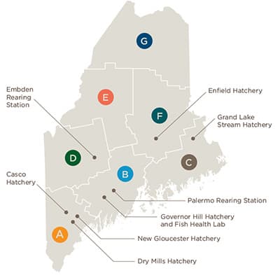 Hatcheries Map