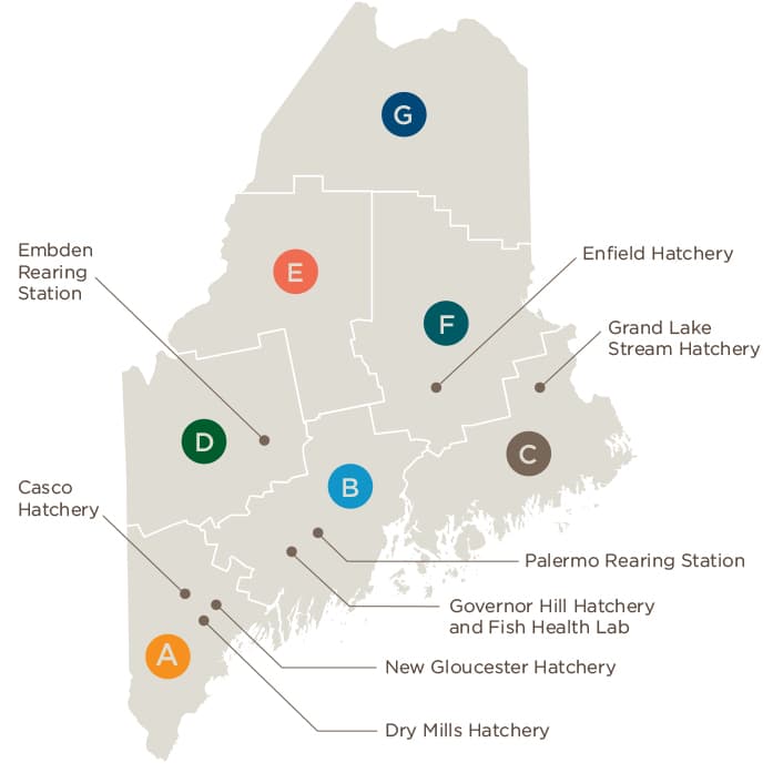 Hatcheries Map