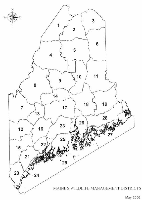 Wildlife Management District Map