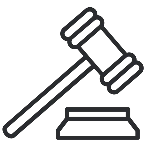 gavel with stand