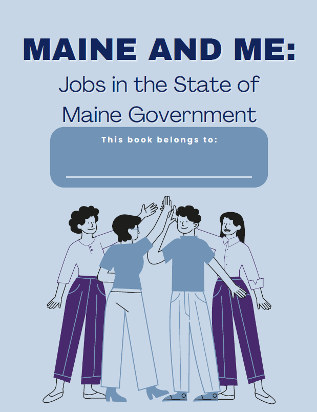 Page 1 of Maine and ME activity book