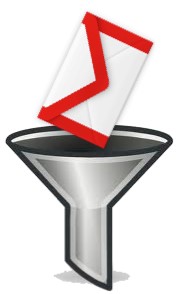 picture of envelope over a filter