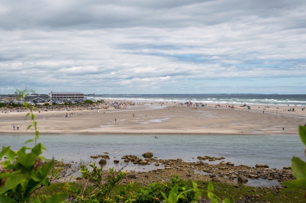 A tourist beach