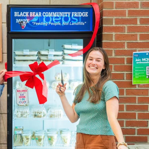 Kate Flynn Community Fridge University of Maine