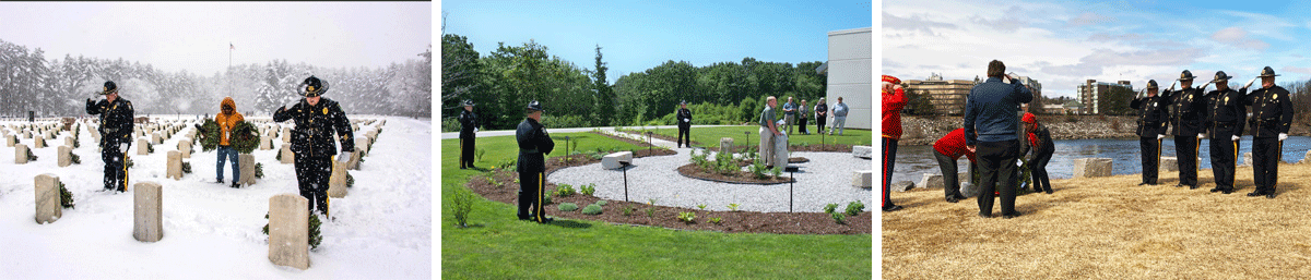 Vietnam Veteran Memorial Day MDOC Memorial Garden Dedication Ceremony Wreaths Across America
