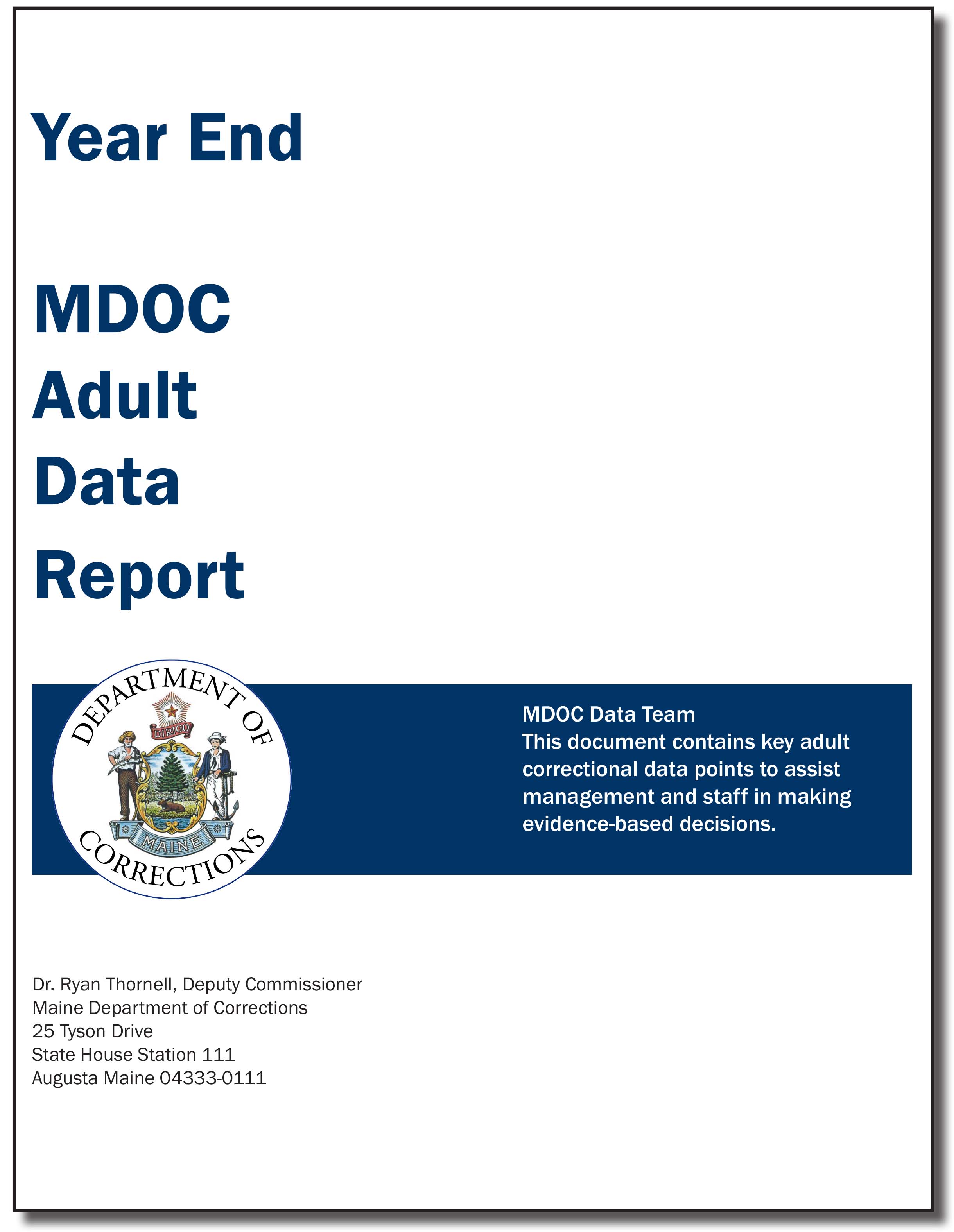 2018 Adult Data Report