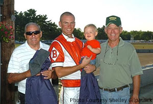 2007 Leading Driver and Trainer at the Windsor Fair Richard Bartlett Sr (Trainer) Jason (Driver) and Windsor Fair Director of racing Bill McFarland)