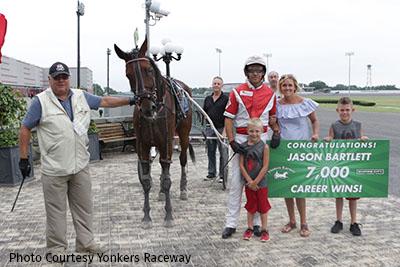 2007 Leading Driver and Trainer at the Windsor Fair Richard Bartlett Sr (Trainer) Jason (Driver) and Windsor Fair Director of racing Bill McFarland)