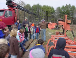 Curtis Homestead foretry demonstration , Leed, photo credit Emily Perkins