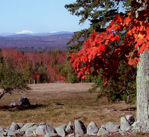 Fantastic fall colors make Kennebec's woodlands a pleasant backyard spectacle at Sturtevant Farm.  Photo credit Arn & Leda Sturtevant