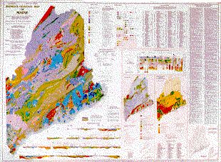 Bedrock Geologic Map of Maine