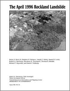 cover of Rockland landslide report