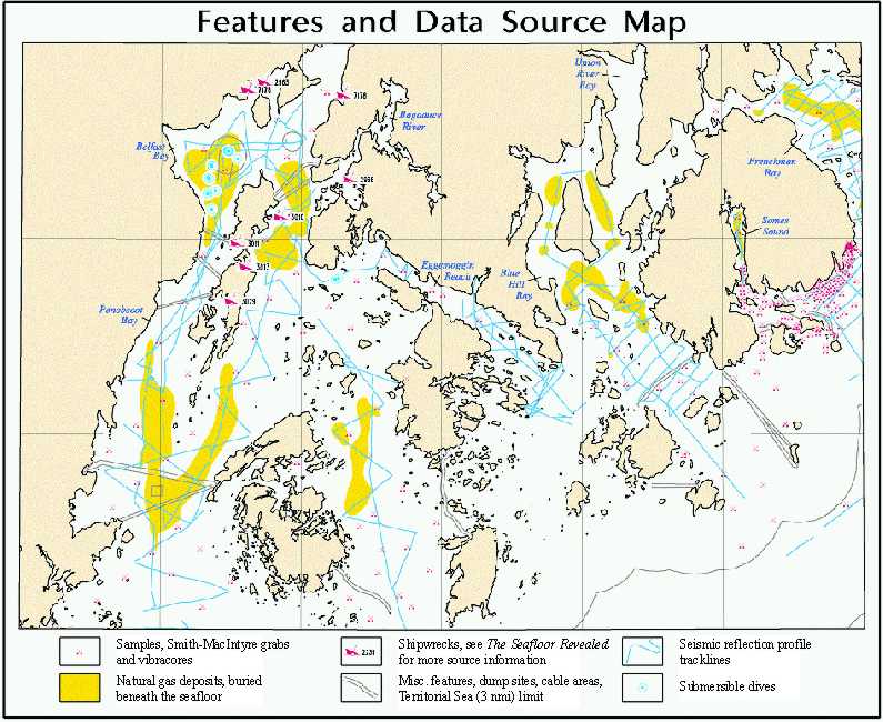 features and data source map