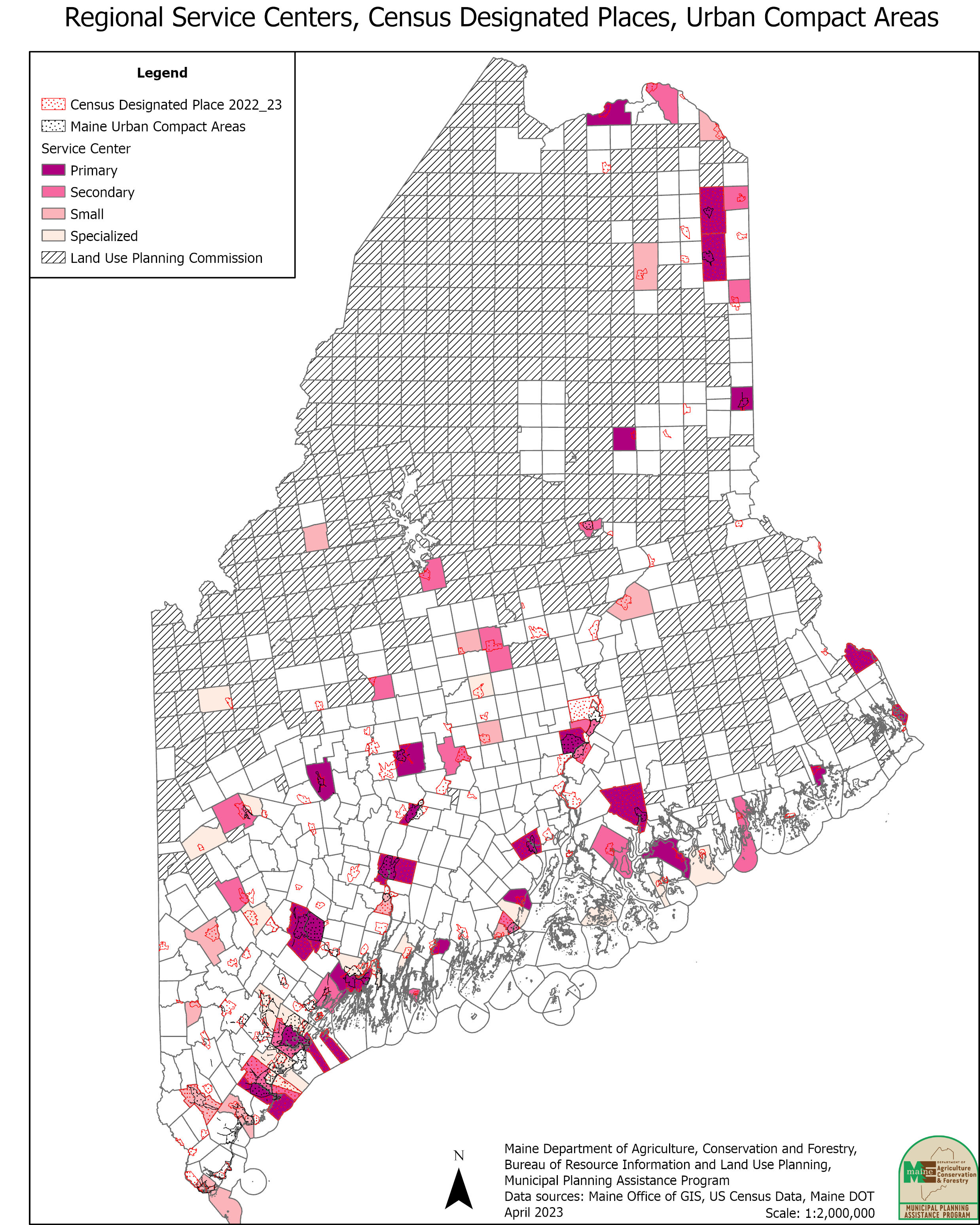 Maine Regional Service Centers 2023