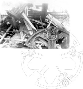 drawing of a sprocket drive wheel