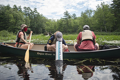 Team on Damariscotta Lake. 