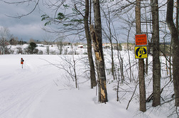 snowmobile trail