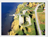 arial photo of boat launch facility