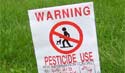 pesticide sign