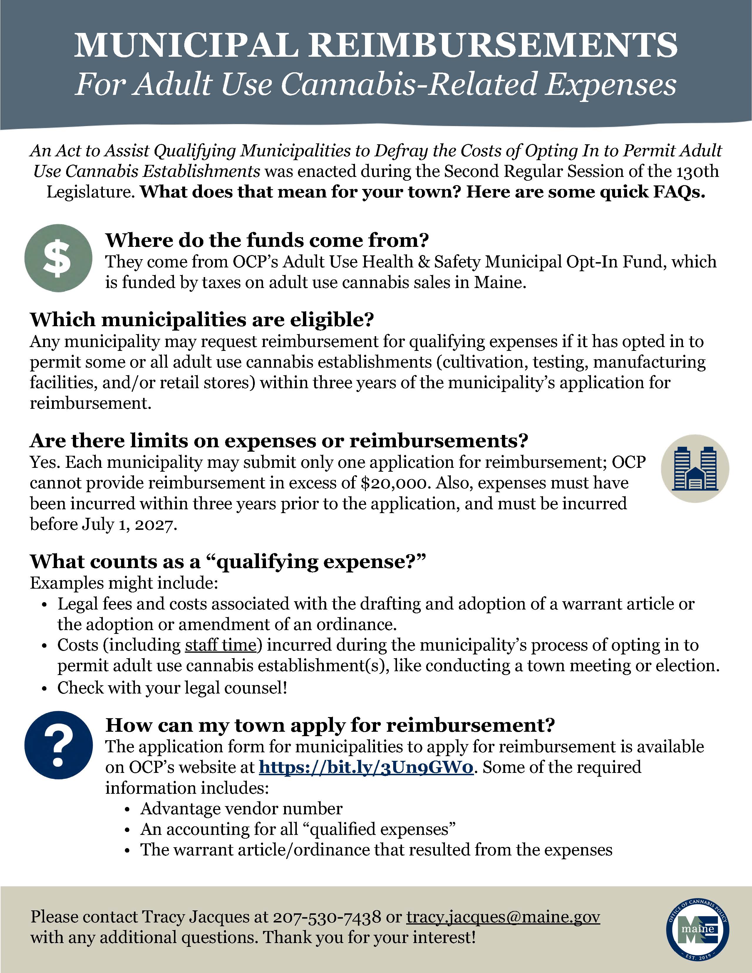 Municipal Reimbursement One-Pager