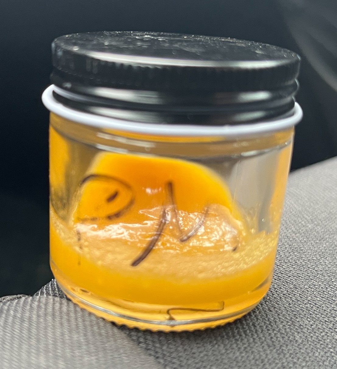 Jar of cannabis concentrate sold by MarijuanaVille