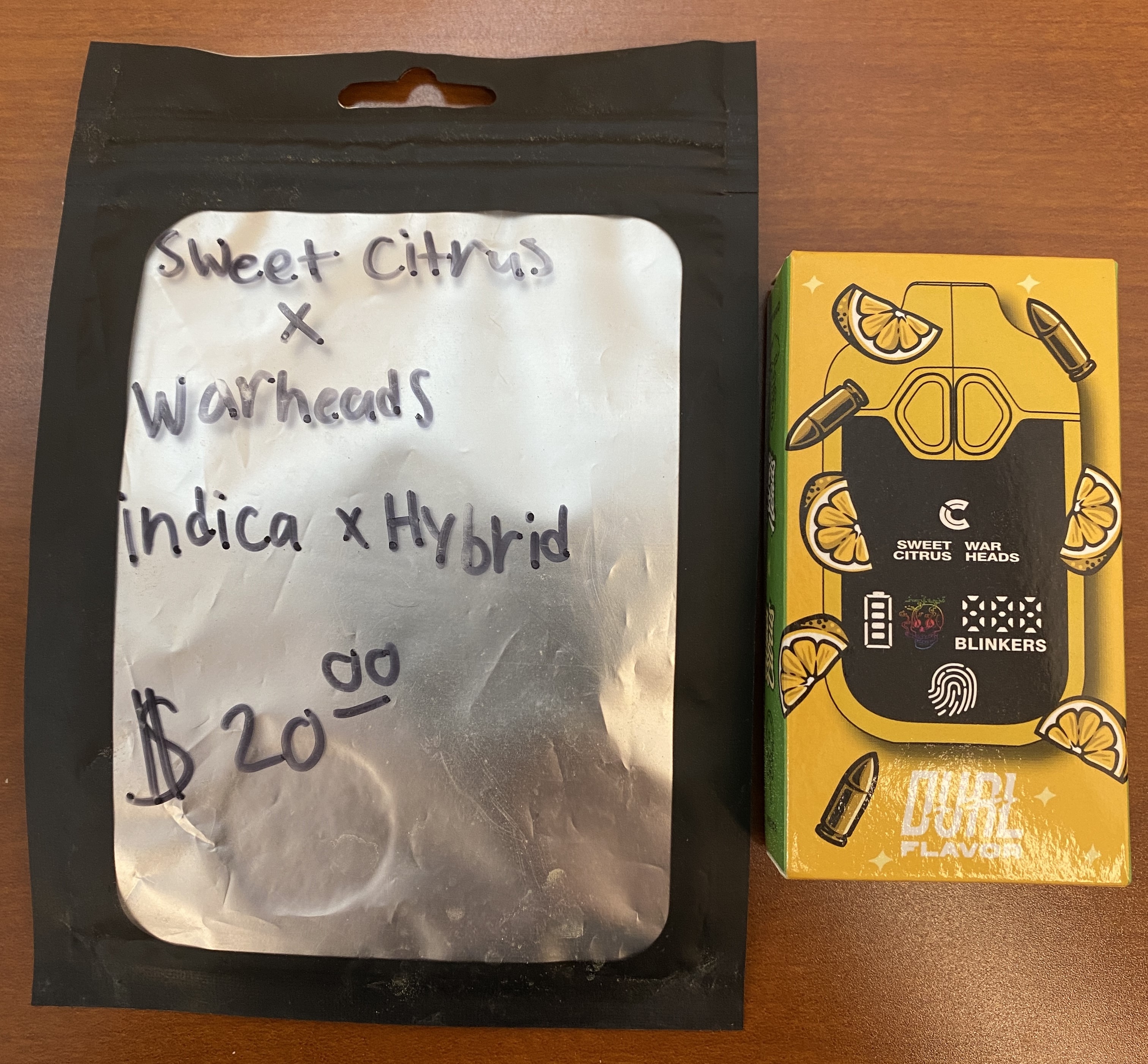 Sweet Citrus x WarHeads Vapes