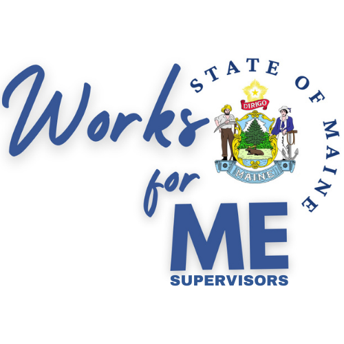 Works for me logo with State Seal.