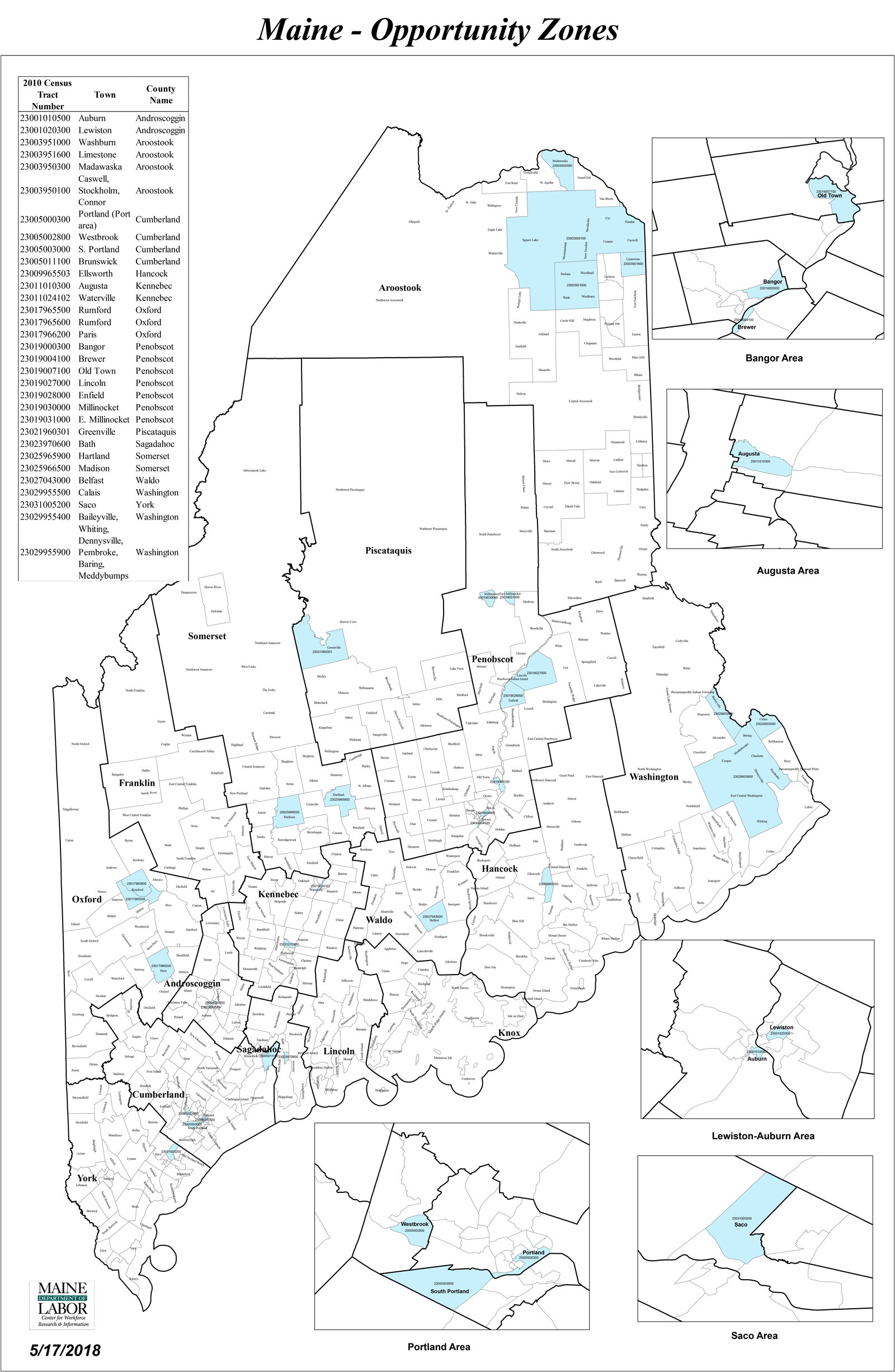 Opportunity Zones Map