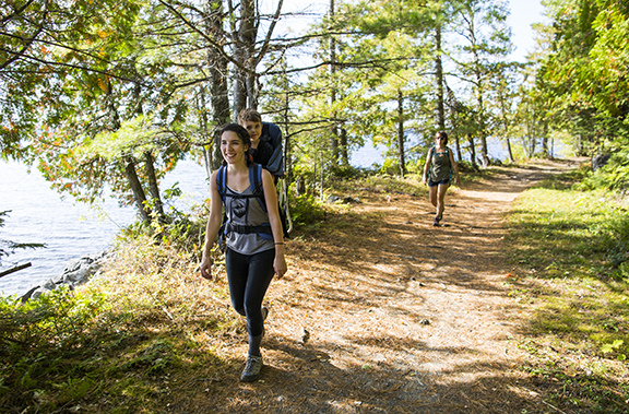 Hiking near Mt. Kineo