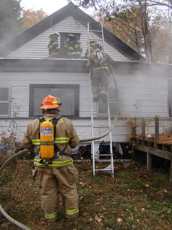 structure fire training