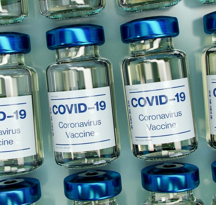 Vials of covid-19 vaccine