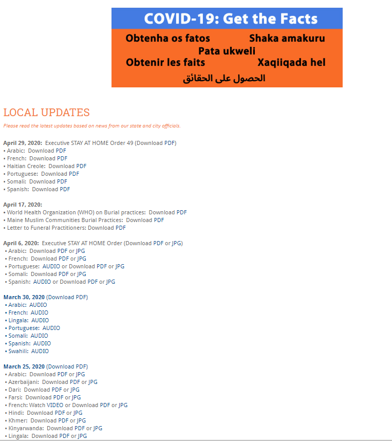 Covid 19 General Information Coronavirus Disease 2019 Covid 19 Airborne Disease Surveillance Epidemiology Program Mecdc Maine Dhhs